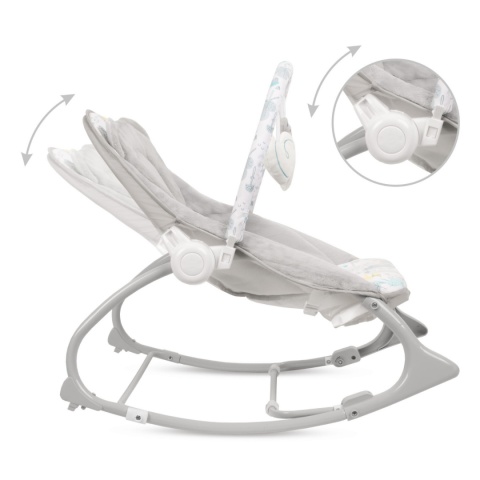 PINO Kidwell Leżaczek bujaczek z wibracjami i melodyjkami - Forest