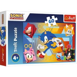 Puzzle 60el Sonic w akcji / Sonic The Headgehog 17387 Trefl