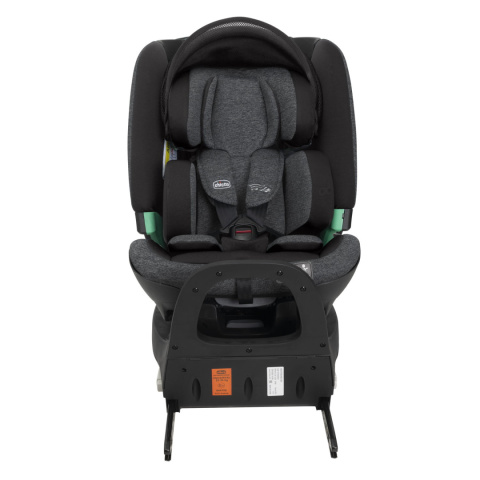 BI-SEAT I-SIZE AIR Chicco fotelik samochodowy 40-150 cm do ok.12 lat - BLACK AIR