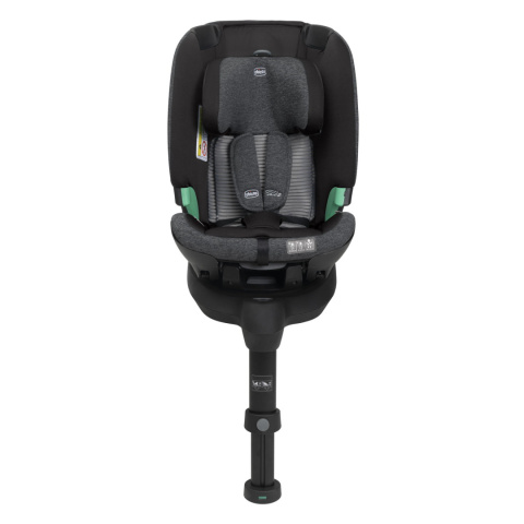BI-SEAT I-SIZE AIR Chicco fotelik samochodowy 40-150 cm do ok.12 lat - BLACK AIR