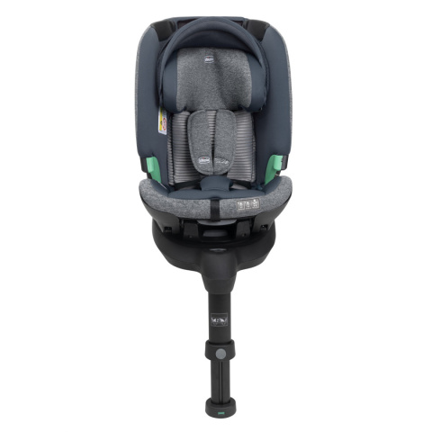 BI-SEAT I-SIZE AIR Chicco fotelik samochodowy 40-150 cm do ok.12 lat - GRAPHITE