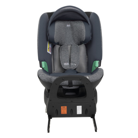 BI-SEAT I-SIZE AIR Chicco fotelik samochodowy 40-150 cm do ok.12 lat - GRAPHITE