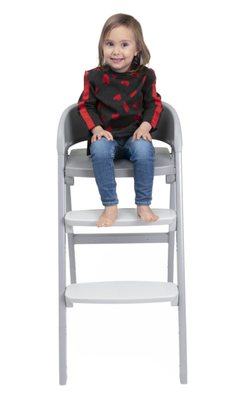 CRESCENDO UP Chicco krzesełko do karmienia 0m+ do 110 kg - TURIN GREY RE_LUX