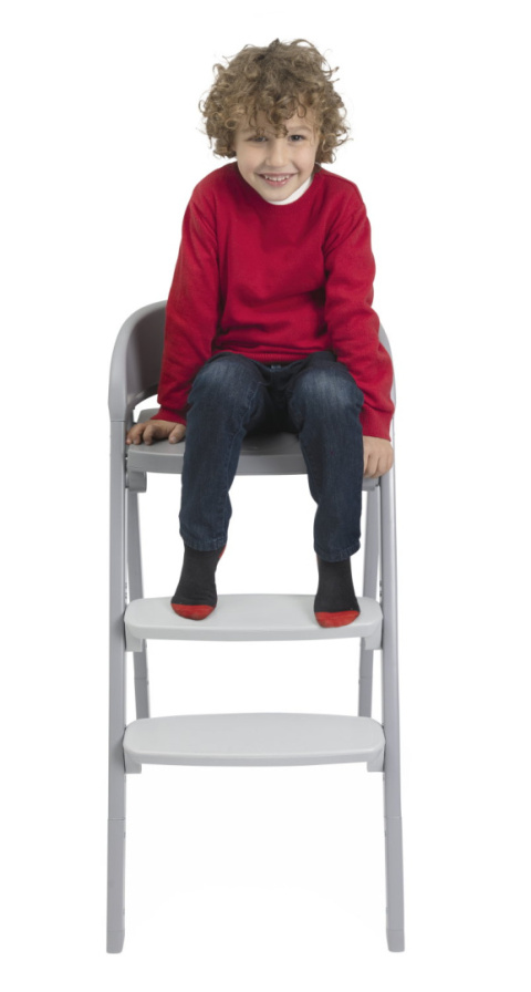 CRESCENDO UP Chicco krzesełko do karmienia 0m+ do 110 kg - TURIN GREY RE_LUX