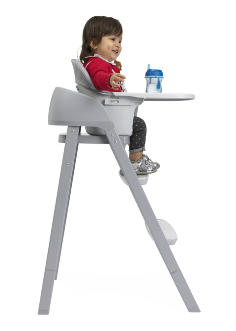 CRESCENDO UP Chicco krzesełko do karmienia 0m+ do 110 kg - TURIN GREY RE_LUX