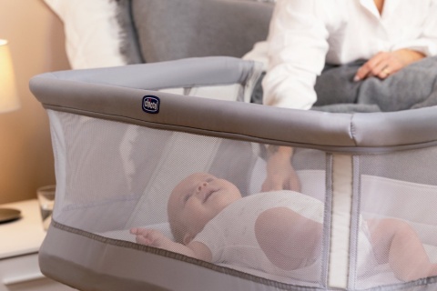 Next2me Pop Up Chicco 0m+ łóżeczko dostawne - Grey Mist