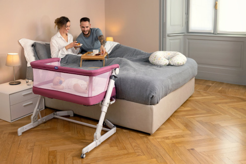 Next2me Pop Up Chicco 0m+ łóżeczko dostawne - Orchid