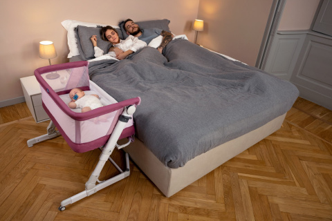 Next2me Pop Up Chicco 0m+ łóżeczko dostawne - Orchid