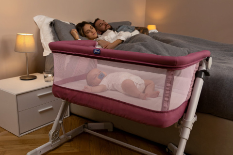 Next2me Pop Up Chicco 0m+ łóżeczko dostawne - Orchid
