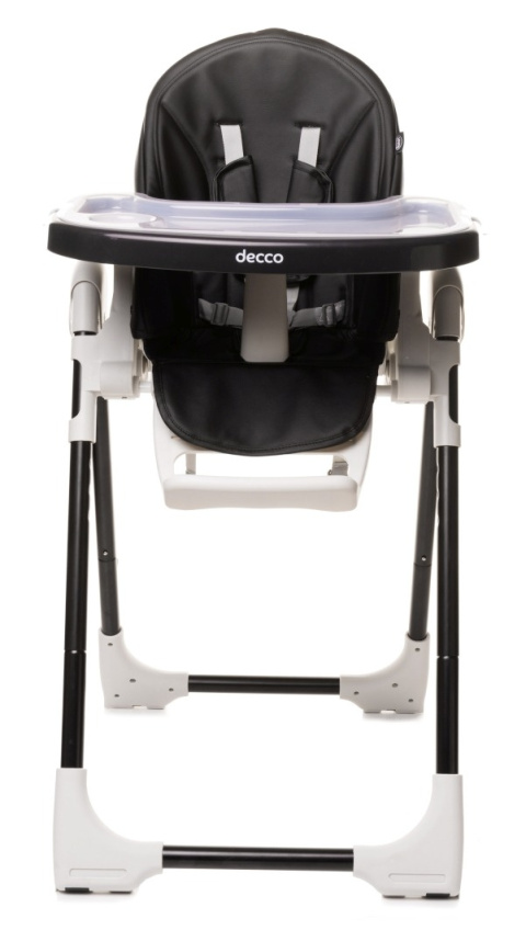 DECCO 4Baby Regulowane krzesełko do karmienia - Black