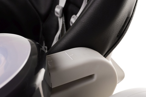 DECCO 4Baby Regulowane krzesełko do karmienia - Black