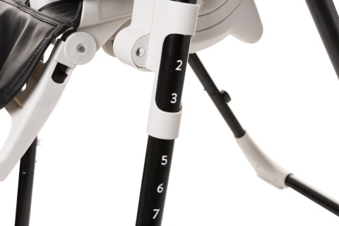 DECCO 4Baby Regulowane krzesełko do karmienia - Black