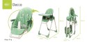 Krzesełko Decco green 4baby