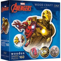 Puzzle drewniane 160el. Avengers Odważny Airon Man 20183 Trefl