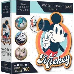 Puzzle drewniane 160el. Disney Retro Myszka Mickey 20191 Trefl