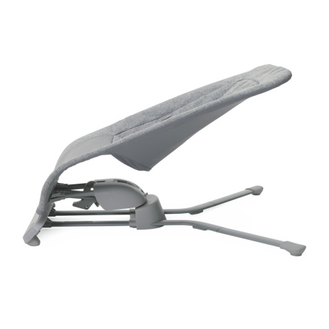 Rhythm`n` Sound Chicco leżaczek do 9kg, delikatne kołysanie na boki, dźwięki - ASH GREY CROSS COLLECTION