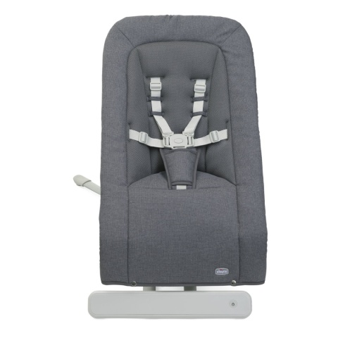 Rhythm`n` Sound Chicco leżaczek do 9kg, delikatne kołysanie na boki, dźwięki - SLATE GREY