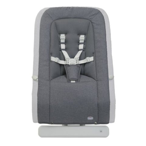 Rhythm`n` Sound Chicco leżaczek do 9kg, delikatne kołysanie na boki, dźwięki - SLATE GREY