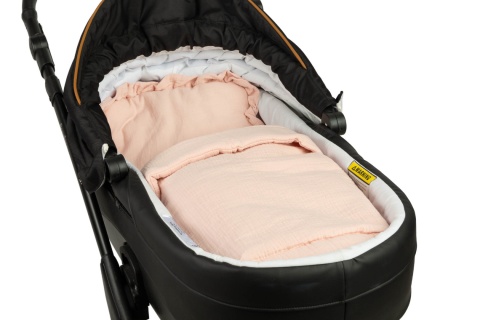 Sensillo Komplet do wózka Muślin- poduszka kocyk - LUKROWY