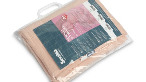 Sensillo Komplet do wózka Muślin- poduszka kocyk - LUKROWY