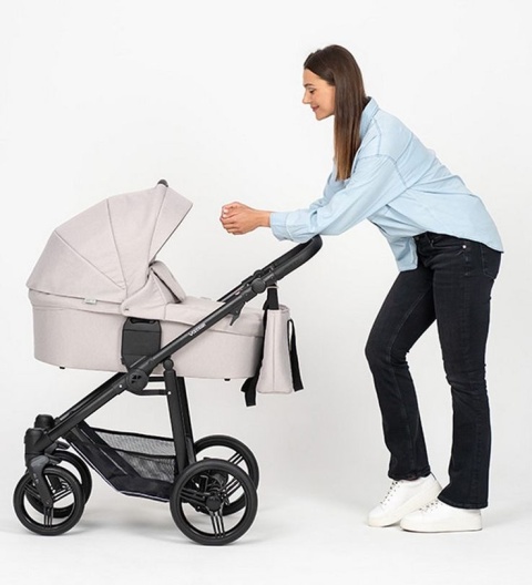 Vulcano New 2w1 Bebetto wózek wielofunkcyjny - Polski Produkt 05 czarny stelaż