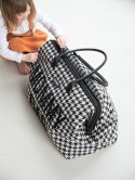 Childhome Torba Mommy Bag Czarno-Biała Pepitka