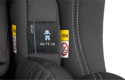 SEAT3FIT i-Size AIR Chicco fotelik samochodowy 0-25 kg - GRAPHITE AIR