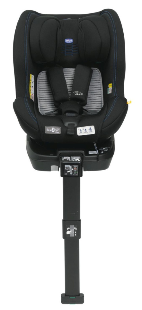 SEAT3FIT i-Size AIR Chicco fotelik samochodowy 0-25 kg 40-125 cm - ZIP BLACK AIR