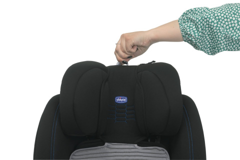 SEAT3FIT i-Size AIR Chicco fotelik samochodowy 0-25 kg 40-125 cm - ZIP BLACK AIR