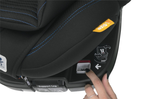 SEAT3FIT i-Size AIR Chicco fotelik samochodowy 0-25 kg 40-125 cm - ZIP BLACK AIR