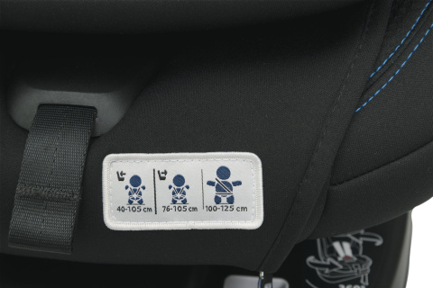 SEAT3FIT i-Size AIR Chicco fotelik samochodowy 0-25 kg 40-125 cm - ZIP BLACK AIR