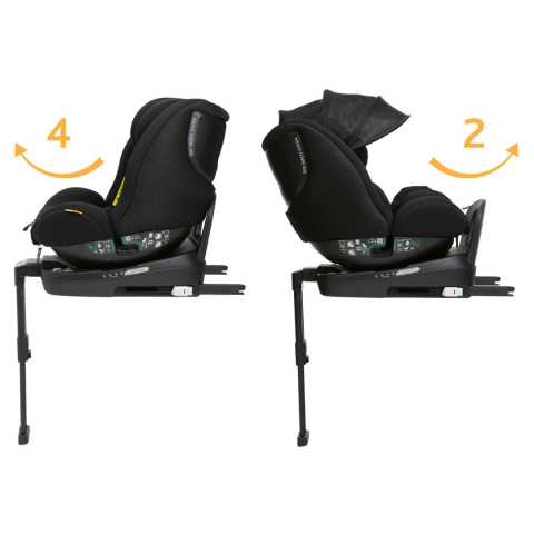 SEAT3FIT i-Size AIR Chicco fotelik samochodowy 0-25 kg 40-125 cm - ZIP BLACK AIR