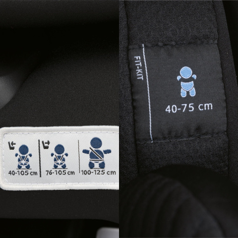 SEAT3FIT i-Size AIR Chicco fotelik samochodowy 0-25 kg 40-125 cm - ZIP BLACK AIR