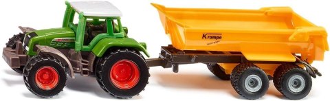 SIKU S1605 Traktor Fendt z wywrotką kolebową Krampe