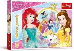 TREFL 14819 Puzzle 100 Glitter Wspomnienia Belli i Arielki