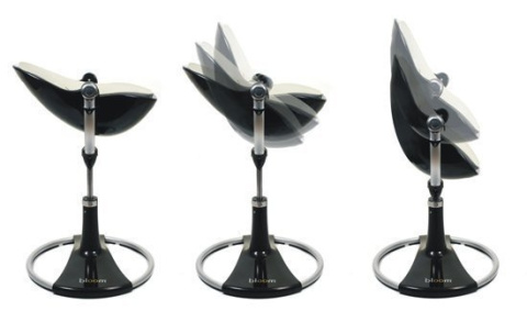 BLOOM Stelaż krzesełka Fresco Chrome - czarny noir