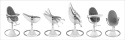 BLOOM Stelaż krzesełka Fresco Chrome- srebrny - metalik - limitowany