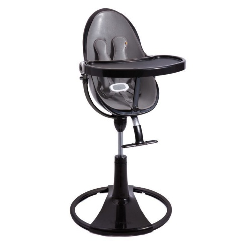 BLOOM Zestaw startowy - krzesełko Fresco Chrome Szary - imitacja skóry węża