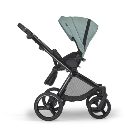 GLOSS ibebe 2w1 wózek wielofunkcyjny dla dzieci do 22 kg- IG217 Black eco leather