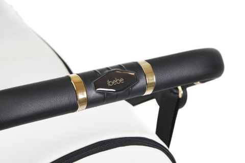 GLOSS ibebe 2w1 wózek wielofunkcyjny dla dzieci do 22 kg- IG217 Black eco leather