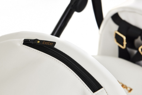 GLOSS ibebe 2w1 wózek wielofunkcyjny dla dzieci do 22 kg- IG221 Mint eco leather