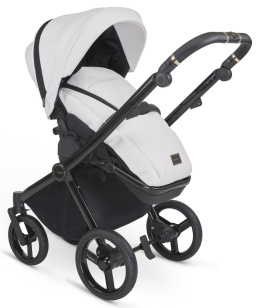 GLOSS ibebe 2w1 wózek wielofunkcyjny dla dzieci do 22 kg- IG232 White eco leather