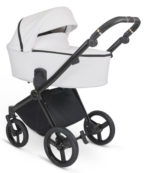 GLOSS ibebe 2w1 wózek wielofunkcyjny dla dzieci do 22 kg- IG232 White eco leather