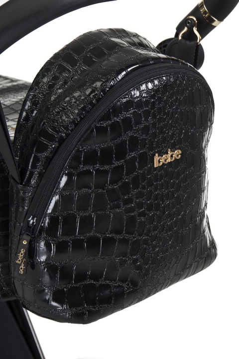 GLOSS ibebe 2w1 wózek wielofunkcyjny dla dzieci do 22 kg- IG233 Green crocodile leather