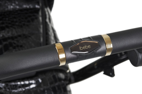 GLOSS ibebe 2w1 wózek wielofunkcyjny dla dzieci do 22 kg- IG233 Green crocodile leather