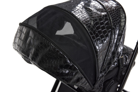 GLOSS ibebe 2w1 wózek wielofunkcyjny dla dzieci do 22 kg- IG233 Green crocodile leather