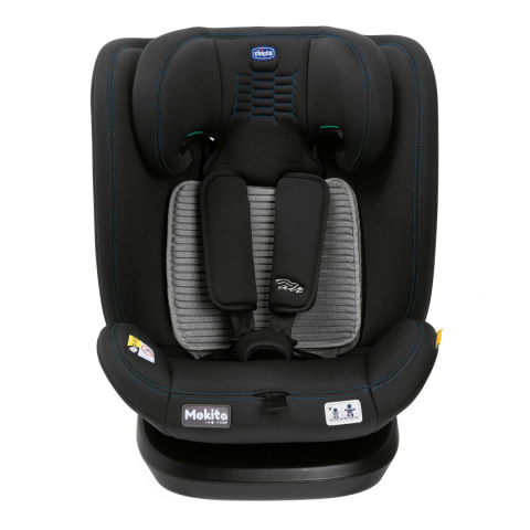 MOKITA i-Size Air Chicco 76-150cm fotelik samochodowy 9-36kg - BLACK AIR