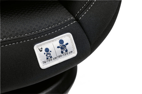 MOKITA i-Size Chicco 76-150cm fotelik samochodowy 9-36kg - BLACK