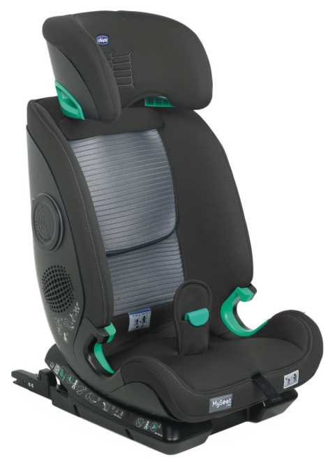 MYSEAT i-Size Air CHICCO fotelik samochodowy 76-150cm 9-36 kg - GRAPHITE