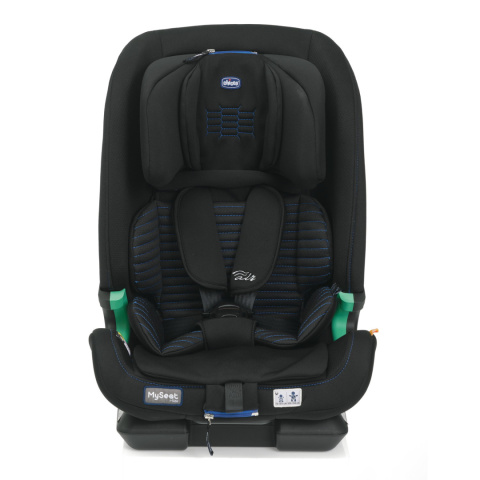 MYSEAT i-Size Air CHICCO fotelik samochodowy 76-150cm 9-36 kg - ZIP BLACK AIR